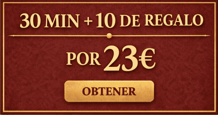 Promo Navidad 40 Min x 23€